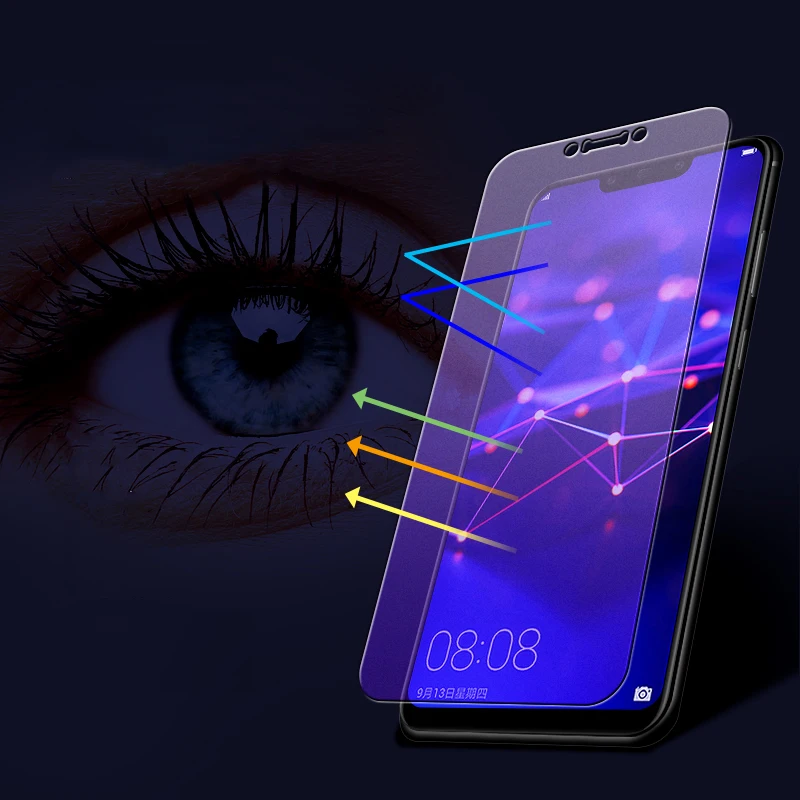 CCDZ 9 H анти Blu-Ray матовое закаленное стекло для huawei mate 20 Lite матовая защитная пленка X