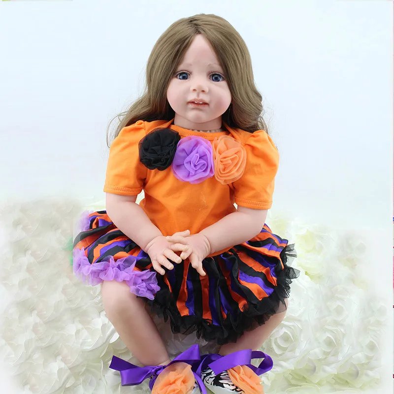 Long Hair Blue Eyes Reborn Baby Doll Realistic Vinyl Little Girl Fridolin Reborn Toddler Lifelike Newborn Doll Birthday Gifts
Long Hair Blue Eyes Reborn Baby Doll Realistic Vinyl Little Girl Fridolin Reborn Toddler Lifelike Newborn Doll Birthday Gifts