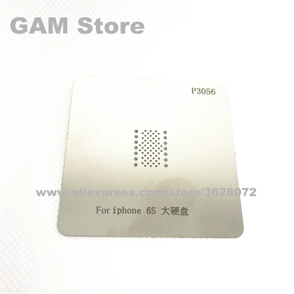 For iPhone 6S 7 6S Plus 7Plus Nand Flash Chip BGA Stencil Reballing IC Chip Pins Soldering BGA Direct Heating Template P3056
For iPhone 6S 7 6S Plus 7Plus Nand Flash Chip BGA Stencil Reballing IC Chip Pins Soldering BGA Direct Heating Template P3056