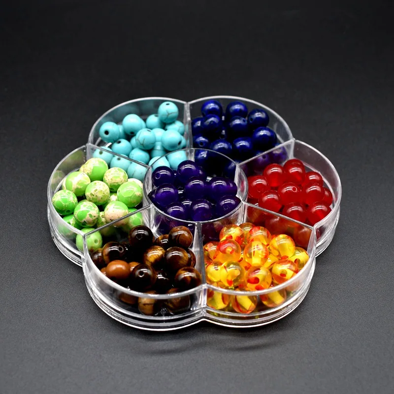 140Pc 7 Chakra 8mm Natural Stone Beads Black Lava Tiger Eye Bulk Loose Stone Beads For DIY Making Bracelet Necklace Jewelry
140Pc 7 Chakra 8mm Natural Stone Beads Black Lava Tiger Eye Bulk Loose Stone Beads For DIY Making Bracelet Necklace Jewelry