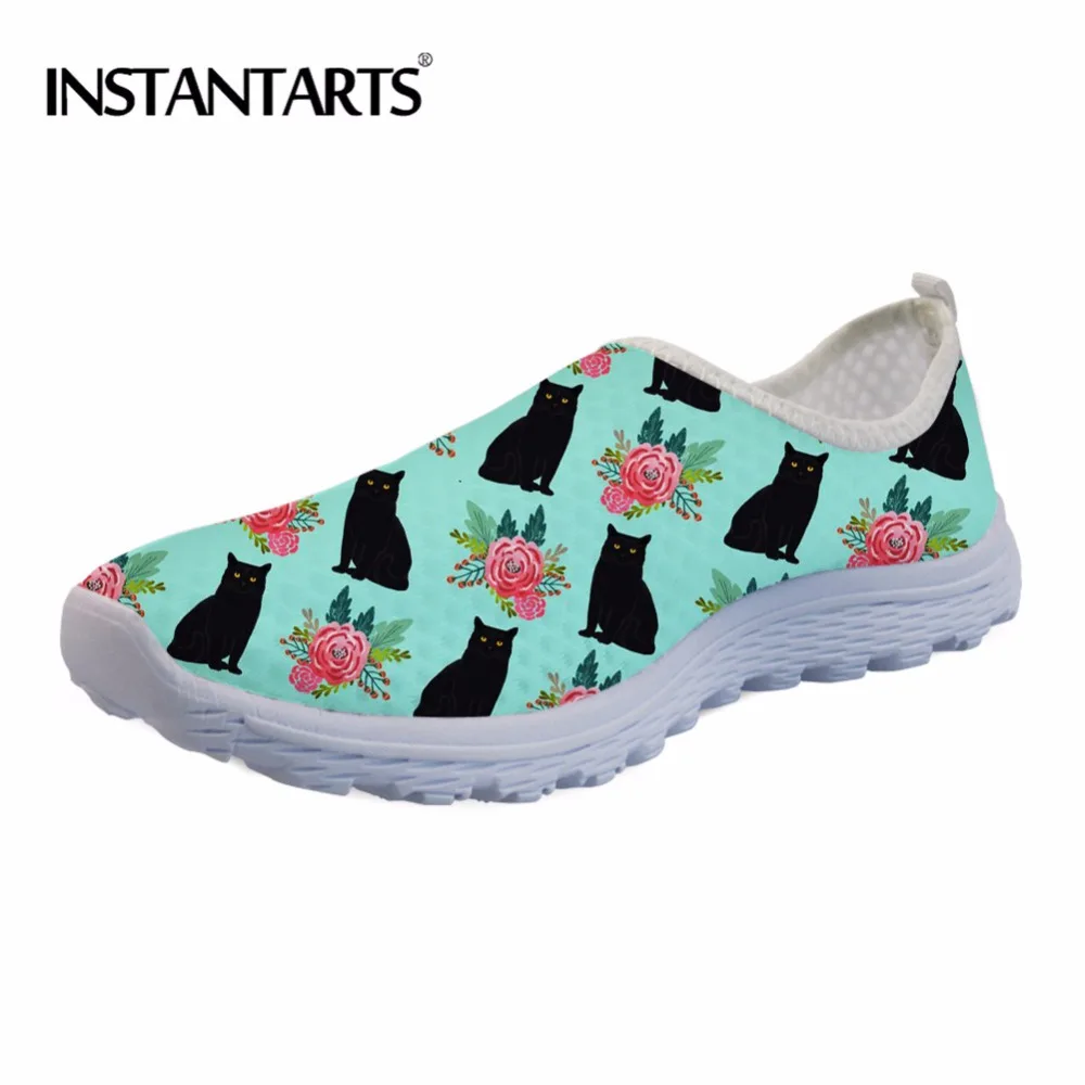INSTANTARTS Women Casual Non-slip Flats Shoes 3D Cute Animal Black Cat Print Woman's Air Mesh Summer Sneakers Tenis Female 2020
INSTANTARTS Women Casual Non-slip Flats Shoes 3D Cute Animal Black Cat Print Woman's Air Mesh Summer Sneakers Tenis Female 2020