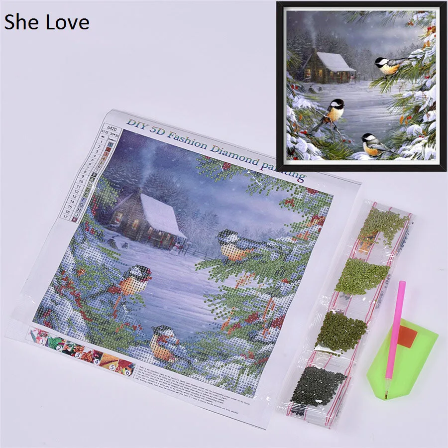 Chzimade 5D Diy Embroidery Cute Bird Animal Diamond Painting Stitch Full Rhinestone Drill Needlework Home Decoration Gifts
Chzimade 5D Diy Embroidery Cute Bird Animal Diamond Painting Stitch Full Rhinestone Drill Needlework Home Decoration Gifts