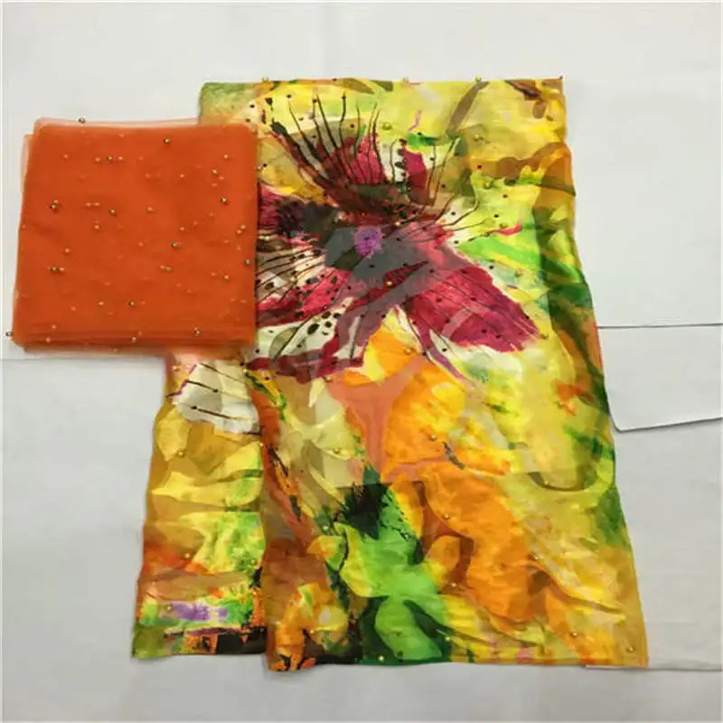 LX!African soft silk fabric for garment neat embroidery on the material with swiss voile lace tissu! F32909
LX!African soft silk fabric for garment neat embroidery on the material with swiss voile lace tissu! F32909
