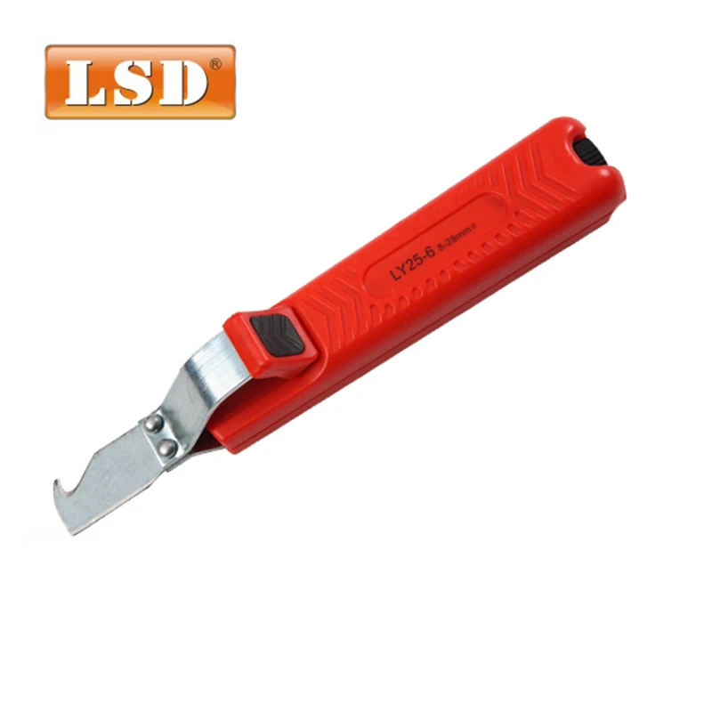 

wire stripper LY25-6 for diameter 8-28mm round PVC/silicone//PTFE/rubber Cable Stripping Tool good quality wire stripping plier