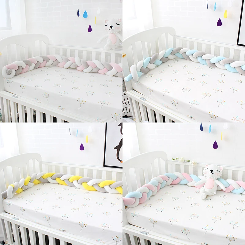 Baby Bumper Mixed Color Weaving Plush Cushion Baby Crib Protector For Newborns Baby Room Decor Crotch To the Cot Length 200cm
Baby Bumper Mixed Color Weaving Plush Cushion Baby Crib Protector For Newborns Baby Room Decor Crotch To the Cot Length 200cm