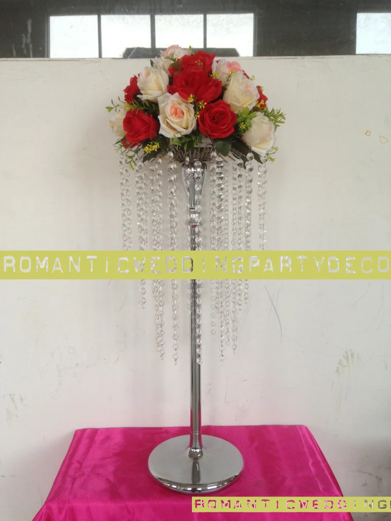 Lastest 28.7" Silver Wedding Flower vases Crystal Table centerpiece Sparkling Road Leads Wedding Decoration 10PCS/LOT
Lastest 28.7" Silver Wedding Flower vases Crystal Table centerpiece Sparkling Road Leads Wedding Decoration 10PCS/LOT