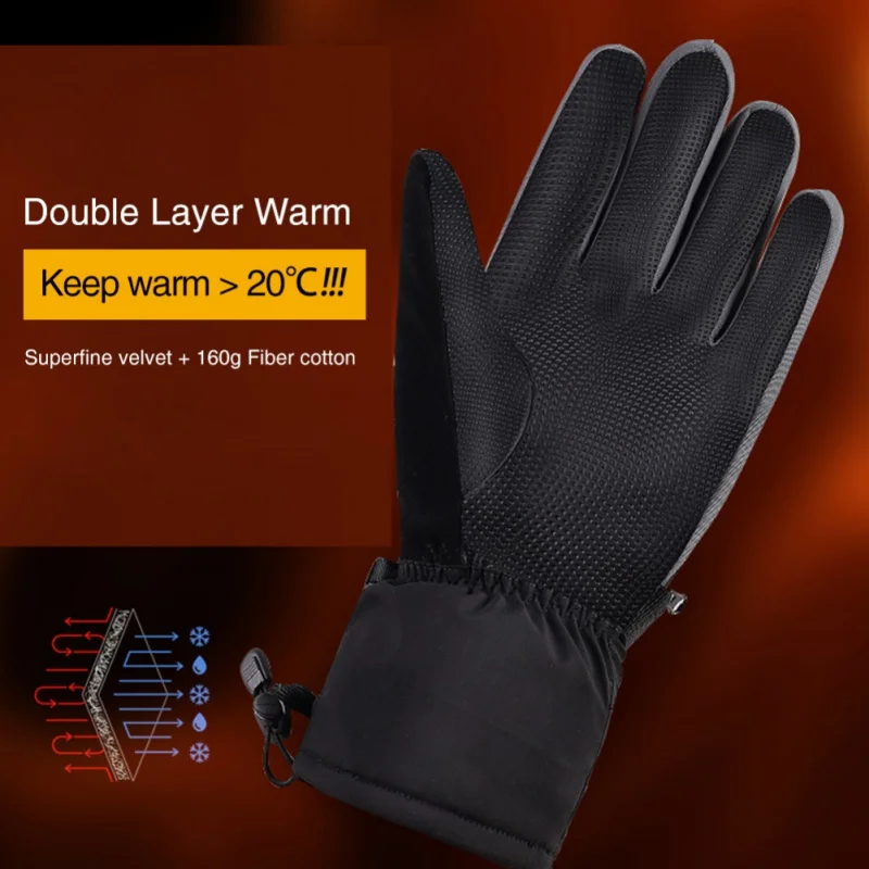 outdoor Cold protection warm and slippery thickening winter skiing sports gloves Windproof waterproof membrane
outdoor Cold protection warm and slippery thickening winter skiing sports gloves Windproof waterproof membrane