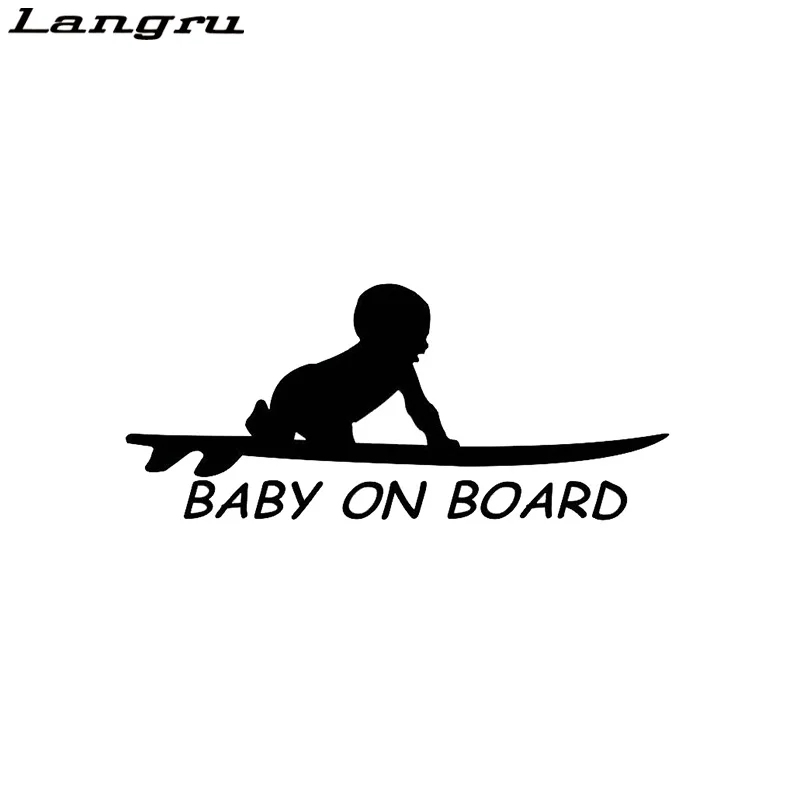 Langru Baby On Board Surf Surfing Surfboard Car Truck Window Funny Vinyl Decal Stickers Jdm
Langru Baby On Board Surf Surfing Surfboard Car Truck Window Funny Vinyl Decal Stickers Jdm