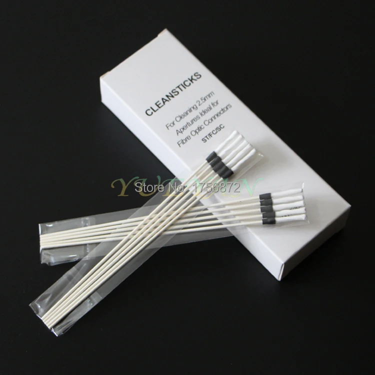 100pcs/lot 2.5mm Fiber Optic Cleaning Sticks Cleaning Swab for FC/SC/ST Connector
100pcs/lot 2.5mm Fiber Optic Cleaning Sticks Cleaning Swab for FC/SC/ST Connector