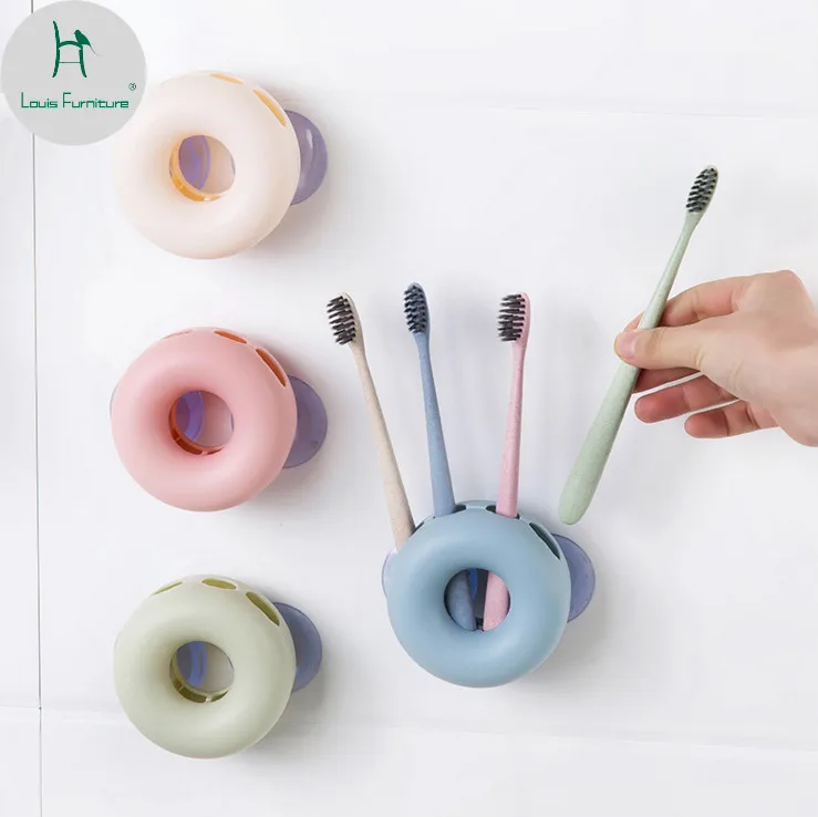 Louis Fashion Wall Mounted Porous Toothbrush Rack Bathroom Hanger Creative Sucker Cylinder
Louis Fashion Wall Mounted Porous Toothbrush Rack Bathroom Hanger Creative Sucker Cylinder