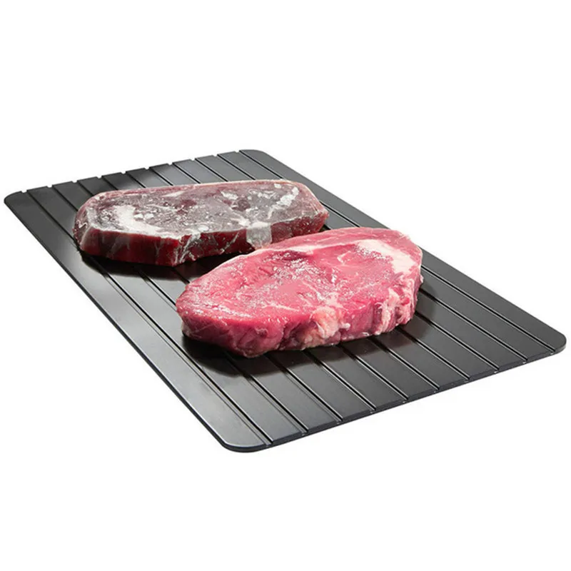 Fast Defrost Tray Thaw Frozen Food Meat Fish In Minutes Kitchen Defrosting Tray No Electricity Chemicals Microwave Mat
Fast Defrost Tray Thaw Frozen Food Meat Fish In Minutes Kitchen Defrosting Tray No Electricity Chemicals Microwave Mat