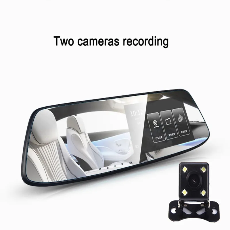 4.5 Inch Dual Lens Cam Car Dvr Front + rear two Camera Full HD 1080P IPS Mirror Digital Video Recorder Registrar Auto Rearview
4.5 Inch Dual Lens Cam Car Dvr Front + rear two Camera Full HD 1080P IPS Mirror Digital Video Recorder Registrar Auto Rearview