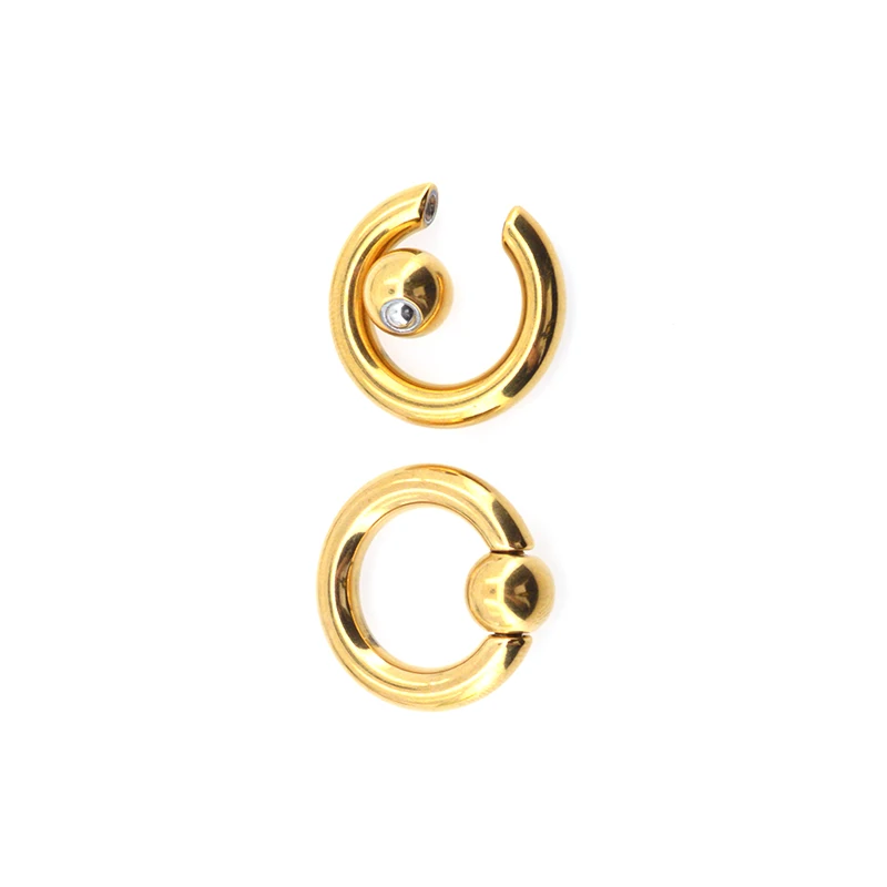 BODY PUNK Wholesale 10 pairs/set Piercing Earring Ring Ear Stretcher Expander BCR Gold Captive Ball Closure Nose Septum Ring
BODY PUNK Wholesale 10 pairs/set Piercing Earring Ring Ear Stretcher Expander BCR Gold Captive Ball Closure Nose Septum Ring