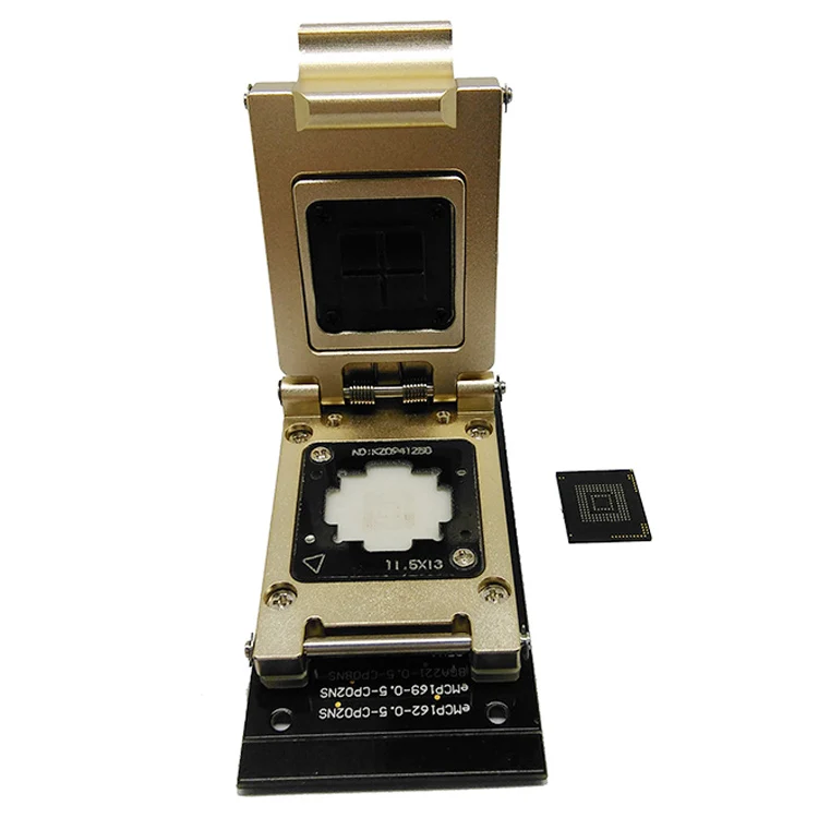 EMMC тестовый разъем для SD-интерфейса Nand flash pogo pin BGA153/169 ридер размер 11 5x13 мм Шаг 0 5
