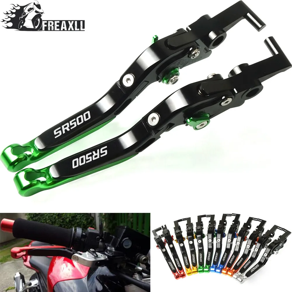 CNC Aluminum Motorcycle Motorbike Accessories Handlebar Grips Adjustable Folding Brake Clutch Levers For YAMAHA SR500 SR 500
CNC Aluminum Motorcycle Motorbike Accessories Handlebar Grips Adjustable Folding Brake Clutch Levers For YAMAHA SR500 SR 500