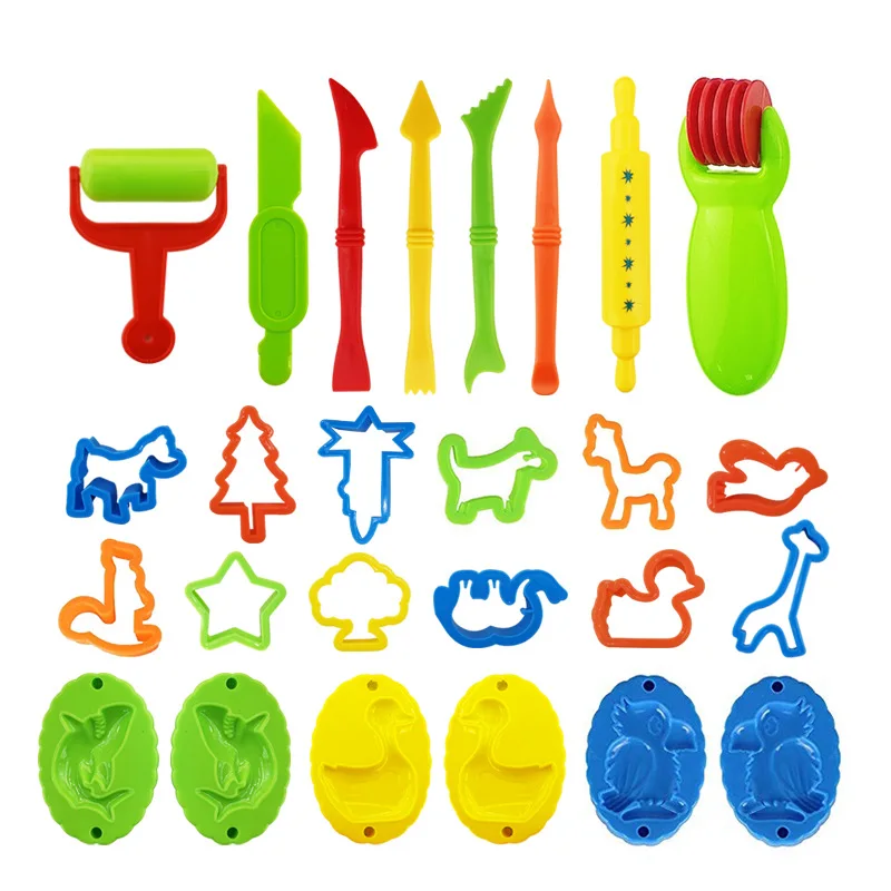26PCS DIY Slime Plasticine Mold Modeling Clay Kit Slime Plastic Play Dough Tools Set Cutters Moulds Toy for children Kid Gift
26PCS DIY Slime Plasticine Mold Modeling Clay Kit Slime Plastic Play Dough Tools Set Cutters Moulds Toy for children Kid Gift