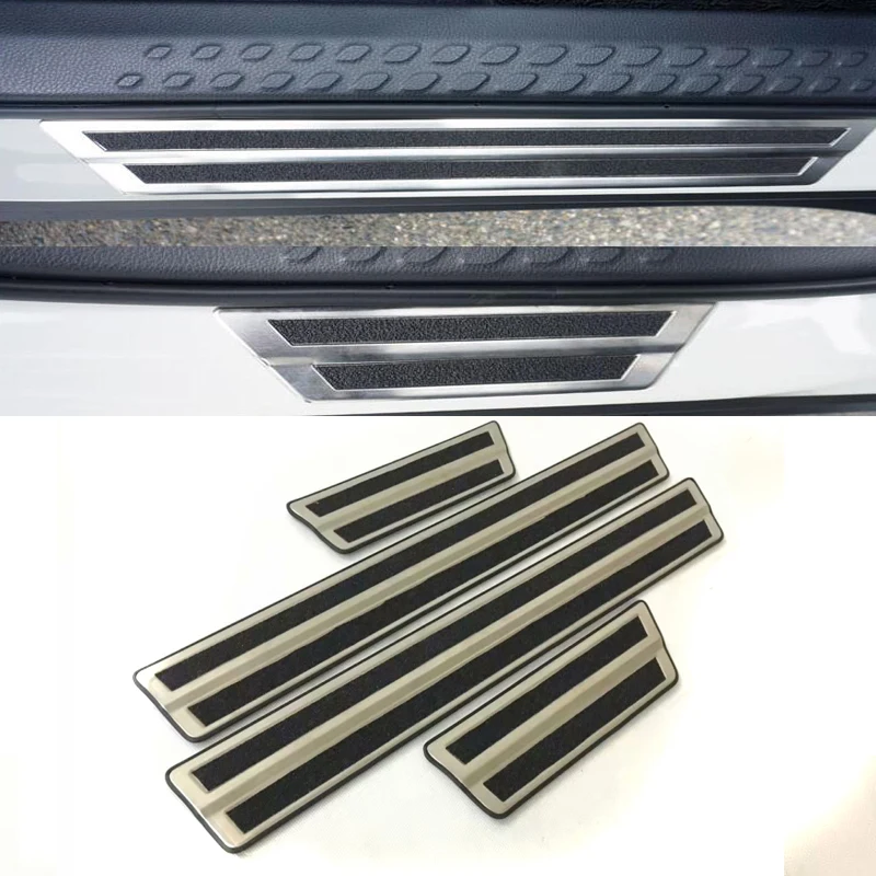 Car Styling For TOYOTA C-HR CHR 2017 2018 car body Stainless Steel pedal Door sill scuff plate Cover external threshold 4pcs
Car Styling For TOYOTA C-HR CHR 2017 2018 car body Stainless Steel pedal Door sill scuff plate Cover external threshold 4pcs