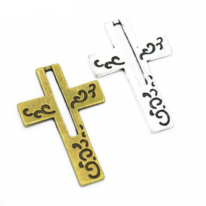 20pcs/lot Antique Silver / Antique Bronze Plated Alloy Crosses Charm Pendant Handmade Hanging Crafts 45x29mm
20pcs/lot Antique Silver / Antique Bronze Plated Alloy Crosses Charm Pendant Handmade Hanging Crafts 45x29mm