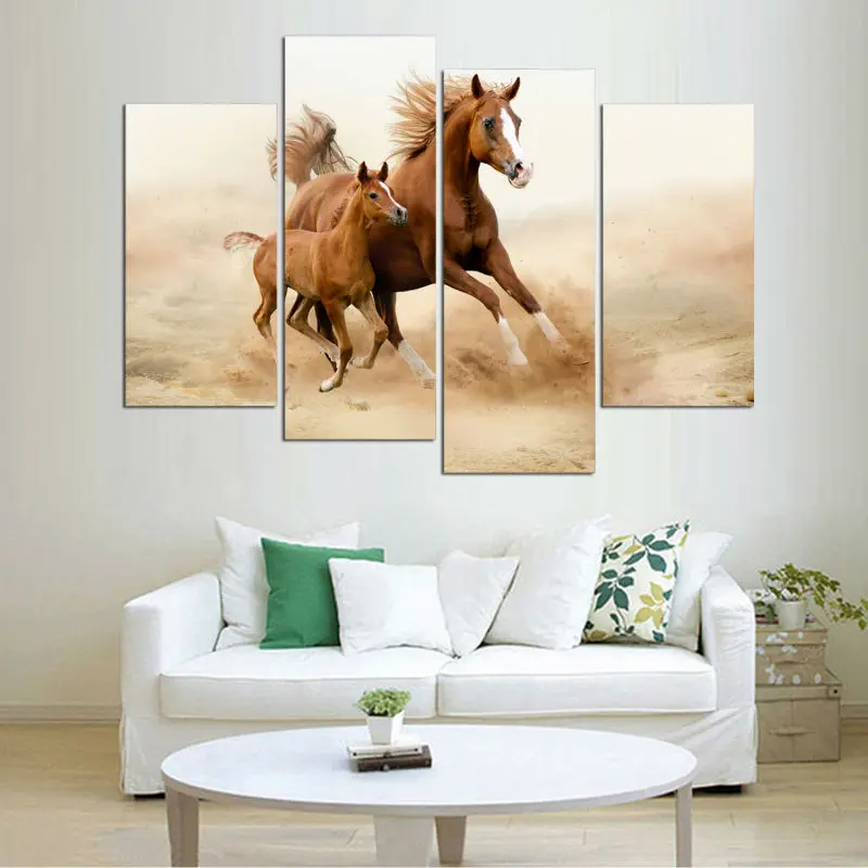 4 Panels Large Horse Oil Painting Canvas Horse Picture Cuadros Wall Art Paintings Home Decor For Living Room Unframed Art
4 Panels Large Horse Oil Painting Canvas Horse Picture Cuadros Wall Art Paintings Home Decor For Living Room Unframed Art