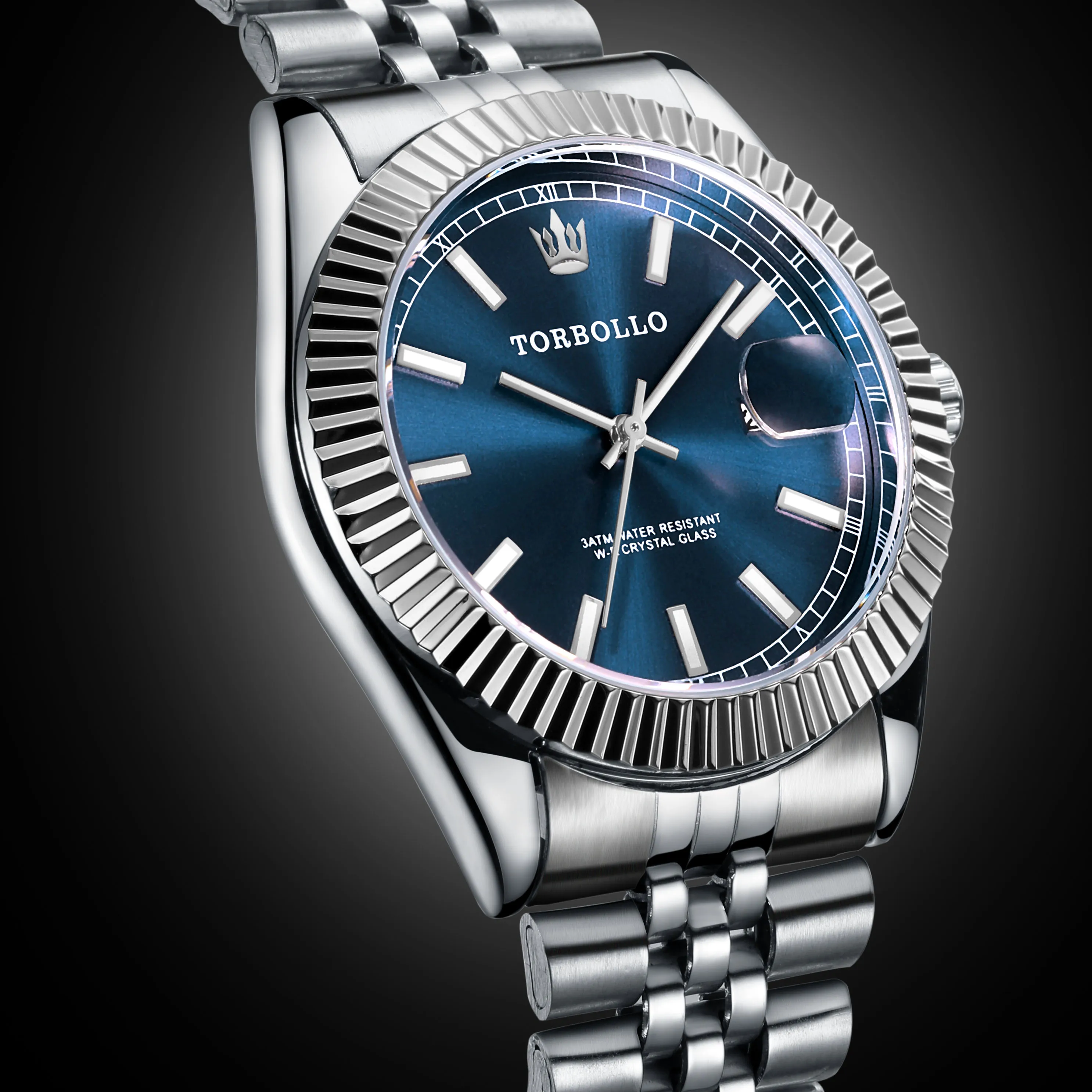 TORBOLLO Men Watch Top Brand Luxury Bracelet Metal Clock Men's Watch Blue Waterproof relogio masculino Dropshipping
TORBOLLO Men Watch Top Brand Luxury Bracelet Metal Clock Men's Watch Blue Waterproof relogio masculino Dropshipping