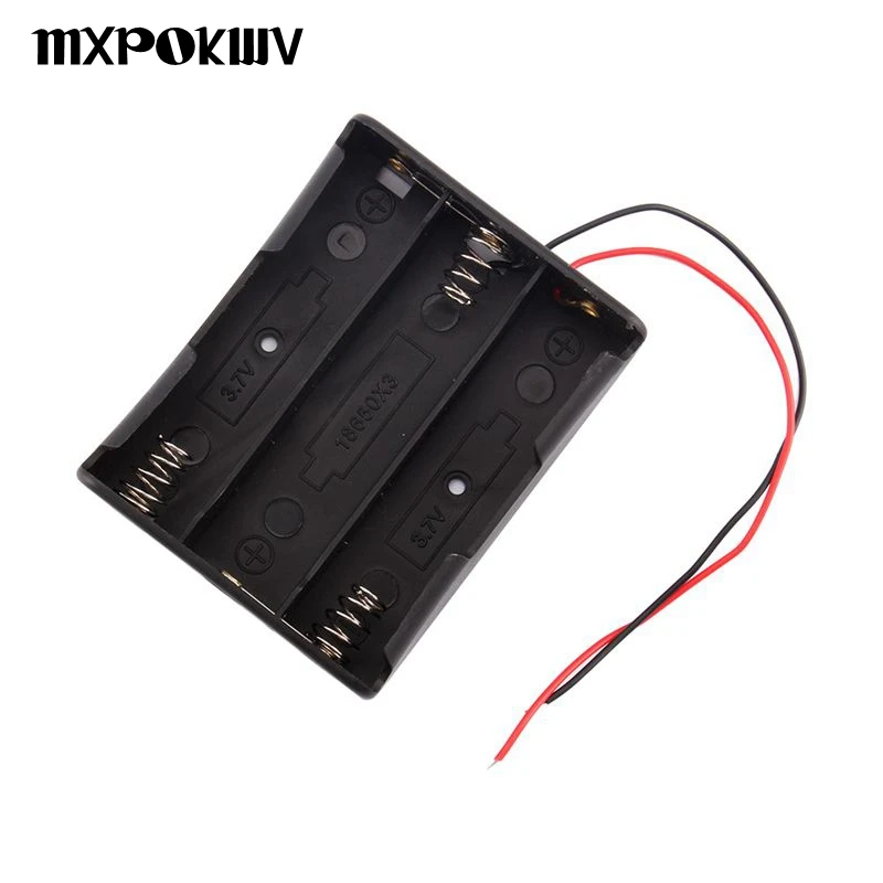 1Pc Black 3X 18650 Battery Holder 3.7V Battery Holder Box Case Cover With 14cm Wire Lead Storage Box 18650 Battery Holder
1Pc Black 3X 18650 Battery Holder 3.7V Battery Holder Box Case Cover With 14cm Wire Lead Storage Box 18650 Battery Holder