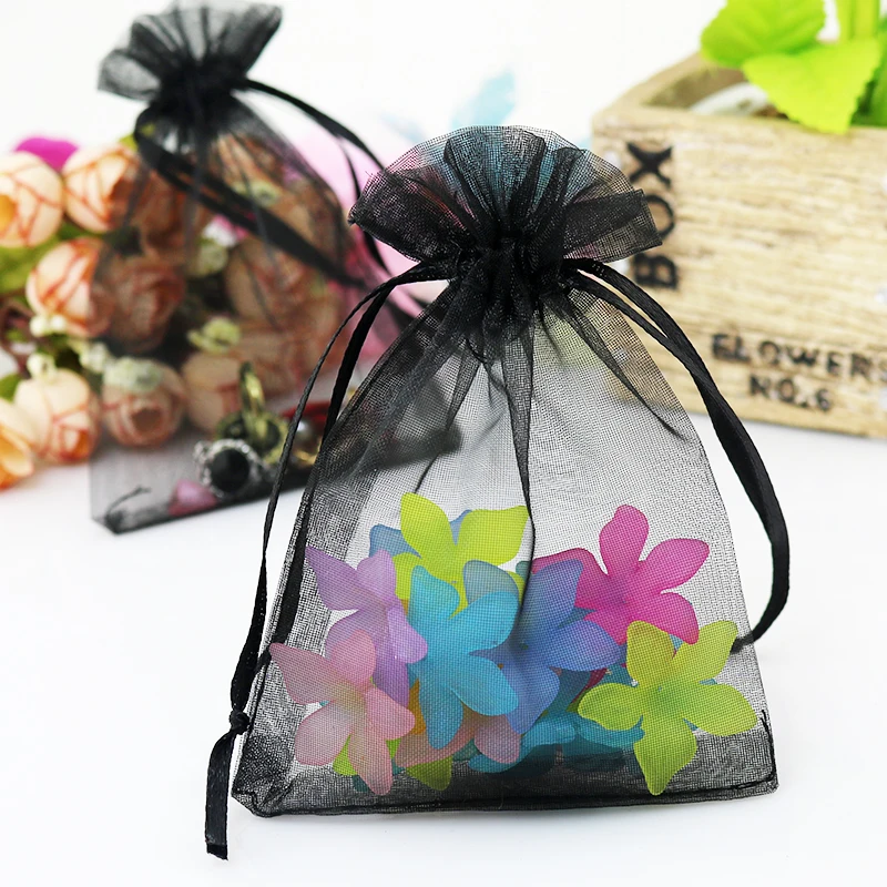 1000pcs Per Bag 5x7cm Plain Black Small Mini Organza Sheer Gift Jewelry Earring Packaging Bags Drawstring Pouches
1000pcs Per Bag 5x7cm Plain Black Small Mini Organza Sheer Gift Jewelry Earring Packaging Bags Drawstring Pouches