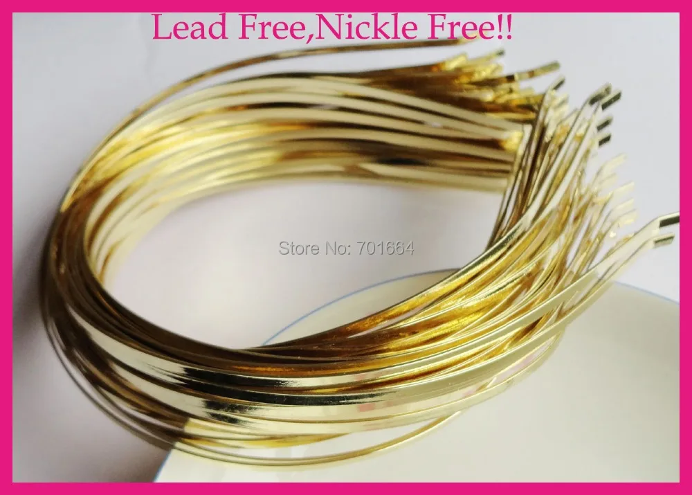10PCS top quality 3mm golden plain metal hair headbands with bent ends at nickle free and lead free,BARGAIN for BULK
10PCS top quality 3mm golden plain metal hair headbands with bent ends at nickle free and lead free,BARGAIN for BULK