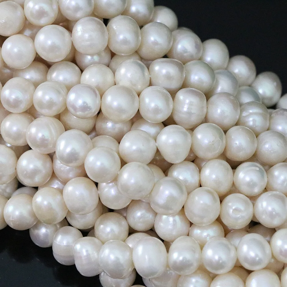 High grade white natural freshwater cultured round pearl charms diy women jewelry loose beads 15inch B1395
High grade white natural freshwater cultured round pearl charms diy women jewelry loose beads 15inch B1395