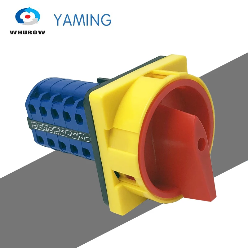 Electric 3 Positions 20A 690V ON-OFF-ON Padlock 20 terminals 5 poles Control Rotary Cam Changeover Switch Silver contact
Electric 3 Positions 20A 690V ON-OFF-ON Padlock 20 terminals 5 poles Control Rotary Cam Changeover Switch Silver contact