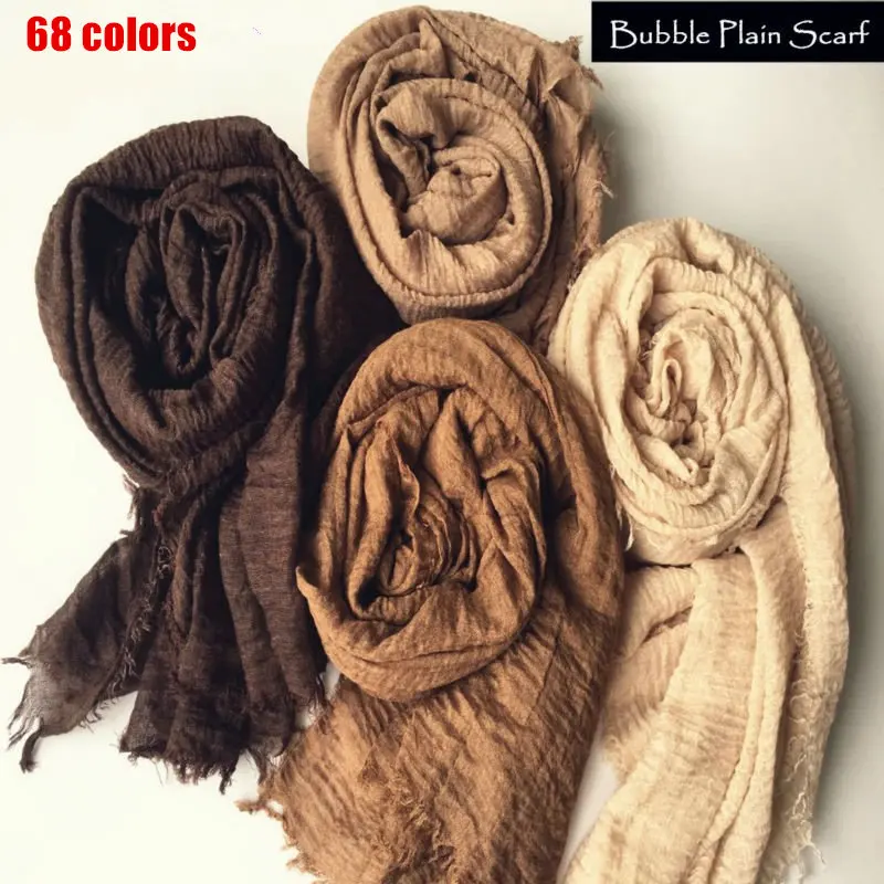 68 colors Crinkle hijab Wrinkle scarf fashion head scarf big shawls and wraps Malaysia Turban
68 colors Crinkle hijab Wrinkle scarf fashion head scarf big shawls and wraps Malaysia Turban