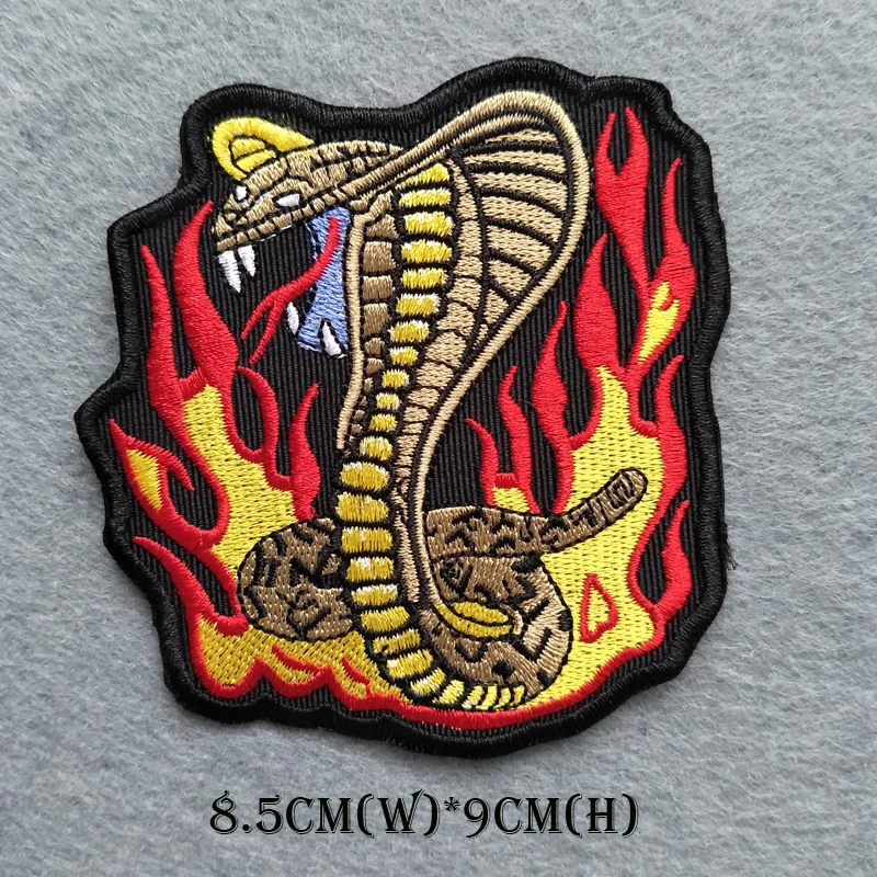 Snake Embroidered Applique Patches Decoration Sew on and iron on clothing vest jacket
Snake Embroidered Applique Patches Decoration Sew on and iron on clothing vest jacket