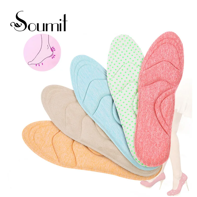 4D Sponge Soft Insoles for Women High Heels Arch Supports Shoes Pads Comfortable Massage Soles Cushion Inserts Foot Care Insole
4D Sponge Soft Insoles for Women High Heels Arch Supports Shoes Pads Comfortable Massage Soles Cushion Inserts Foot Care Insole