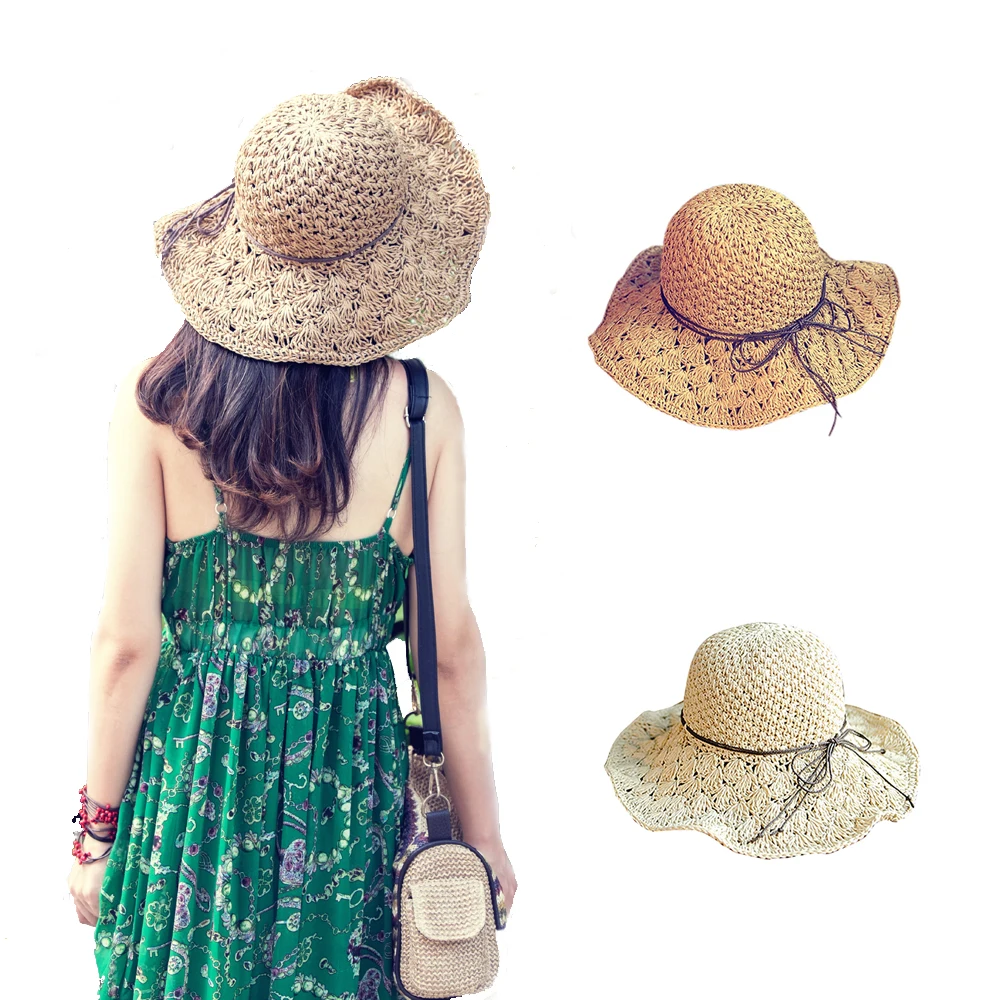Spring Summer Sun Hats For Woman Hollow Out Beach Seaside Sun Hats With Big Heads Bowknot Folding Holiday Straw Hats Girls
Spring Summer Sun Hats For Woman Hollow Out Beach Seaside Sun Hats With Big Heads Bowknot Folding Holiday Straw Hats Girls