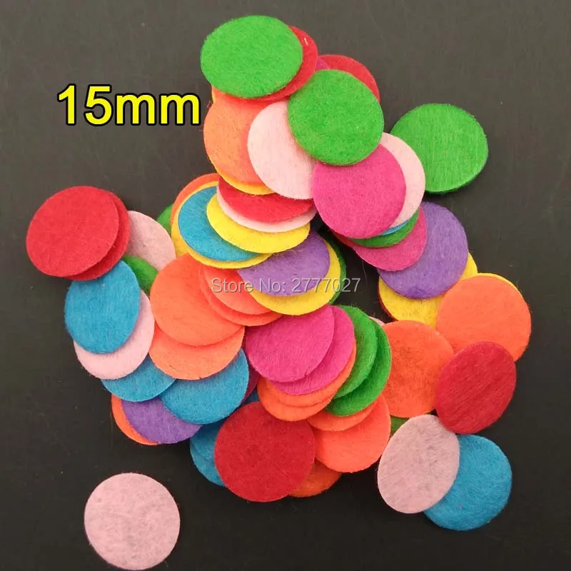 1000 Pcs/Pack 1.5CM Felt Circles Eco-friendly Round Felt Fabric Pads Accessory Patches Circle Pads Fabric Shirt Button Spasers
1000 Pcs/Pack 1.5CM Felt Circles Eco-friendly Round Felt Fabric Pads Accessory Patches Circle Pads Fabric Shirt Button Spasers