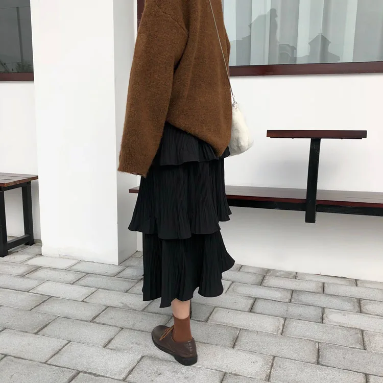 Women Sweet High Wasit Plissee Rock 2019 New Summers Women Multi -layers Party Casual A -line Long Rock
Women Sweet High Wasit Plissee Rock 2019 New Summers Women Multi -layers Party Casual A -line Long Rock