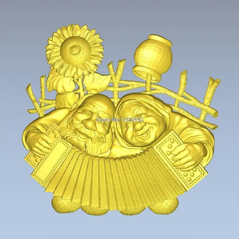 High quality 3d model relief for cnc or 3D printers in STL file format man and wife
High quality 3d model relief for cnc or 3D printers in STL file format man and wife
