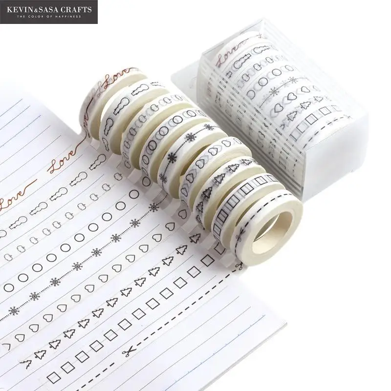 9pcs/Set Function Washi Tape Set Quality Journal Stationery Diy Scrapbooking Photo Album School Tools Scrapbook Gift
9pcs/Set Function Washi Tape Set Quality Journal Stationery Diy Scrapbooking Photo Album School Tools Scrapbook Gift