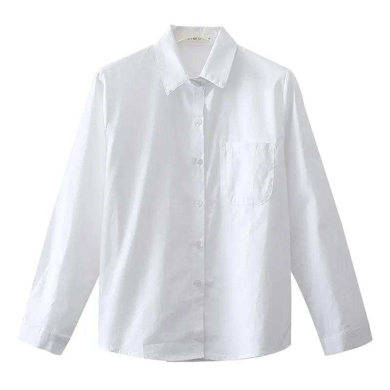 Women Office Lady Blouses Long Sleeve Turn Down Collar Brief Shirts White Female Tops Blusas With Pocket Basic Workwear 2019
Women Office Lady Blouses Long Sleeve Turn Down Collar Brief Shirts White Female Tops Blusas With Pocket Basic Workwear 2019
