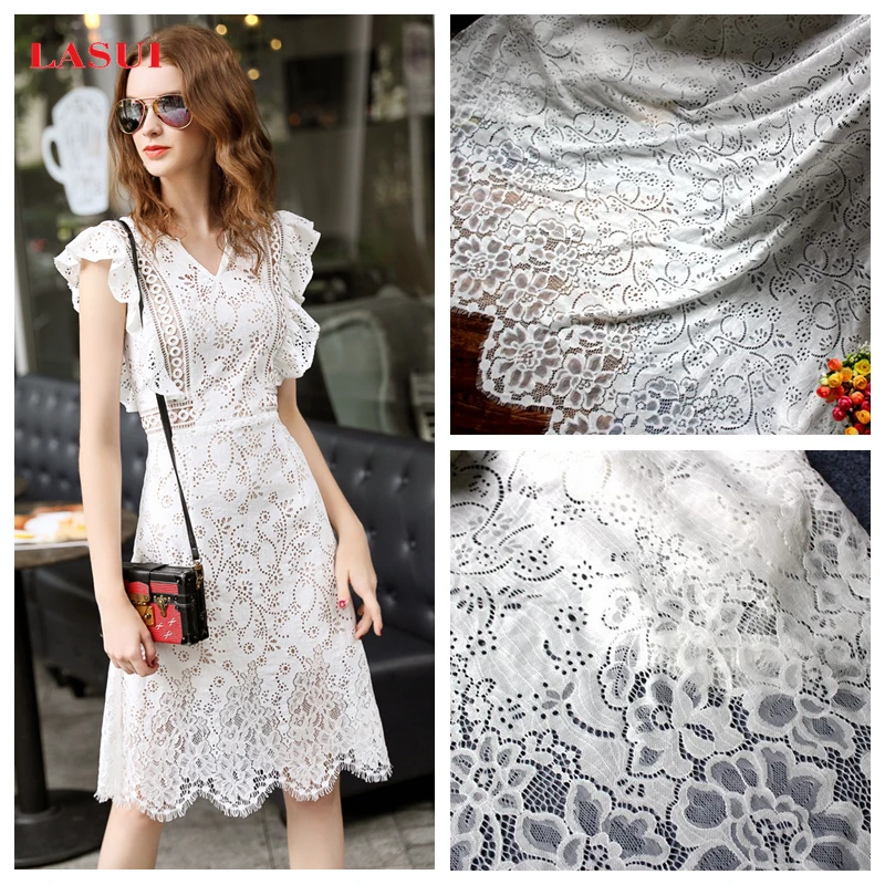 LASUI 2017 new 1.5m*3m =1 piece Heavy Eyelash French Fabric full-scale high-quality cotton lace soft skin-friendly dress C0142
LASUI 2017 new 1.5m*3m =1 piece Heavy Eyelash French Fabric full-scale high-quality cotton lace soft skin-friendly dress C0142