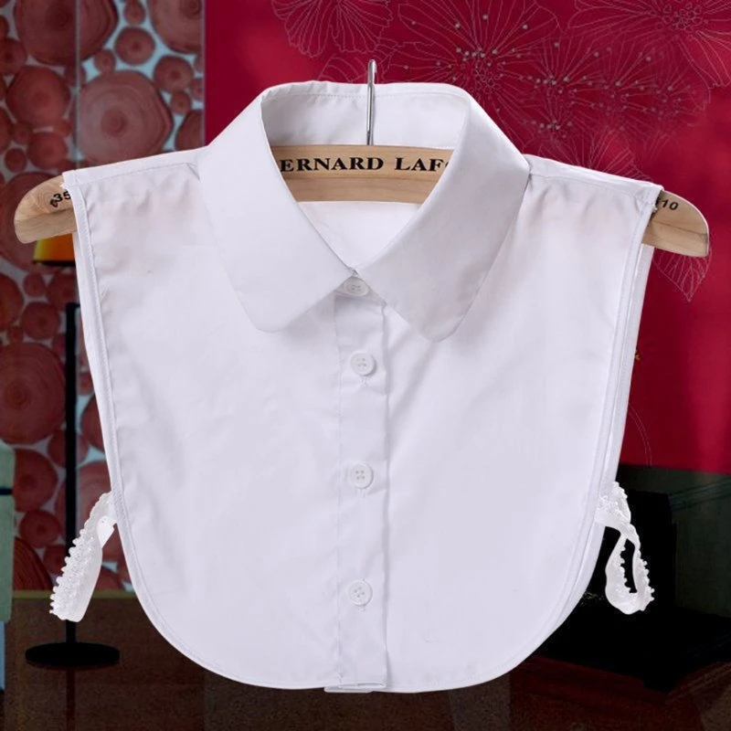 KLV Women Pure Color Lace Detachable Lapel Choker Necklace Shirt Fake False Collar
KLV Women Pure Color Lace Detachable Lapel Choker Necklace Shirt Fake False Collar