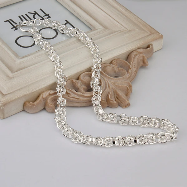 Silver necklace silver necklace high quality fashion jewelry silver chains necklace for women
Silver necklace silver necklace high quality fashion jewelry silver chains necklace for women