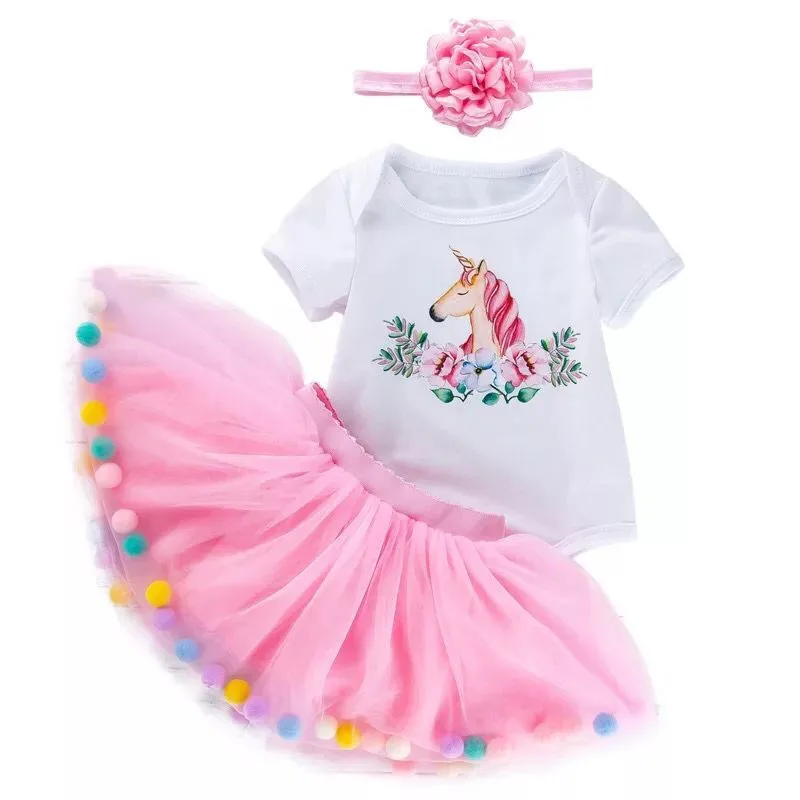 Summer Baby Dress Set Hairband+Jumpsuit+Skirt Girls Tutu Dress Fantasy Princess For Toddler Birthday Party Photography 0-24M
Summer Baby Dress Set Hairband+Jumpsuit+Skirt Girls Tutu Dress Fantasy Princess For Toddler Birthday Party Photography 0-24M