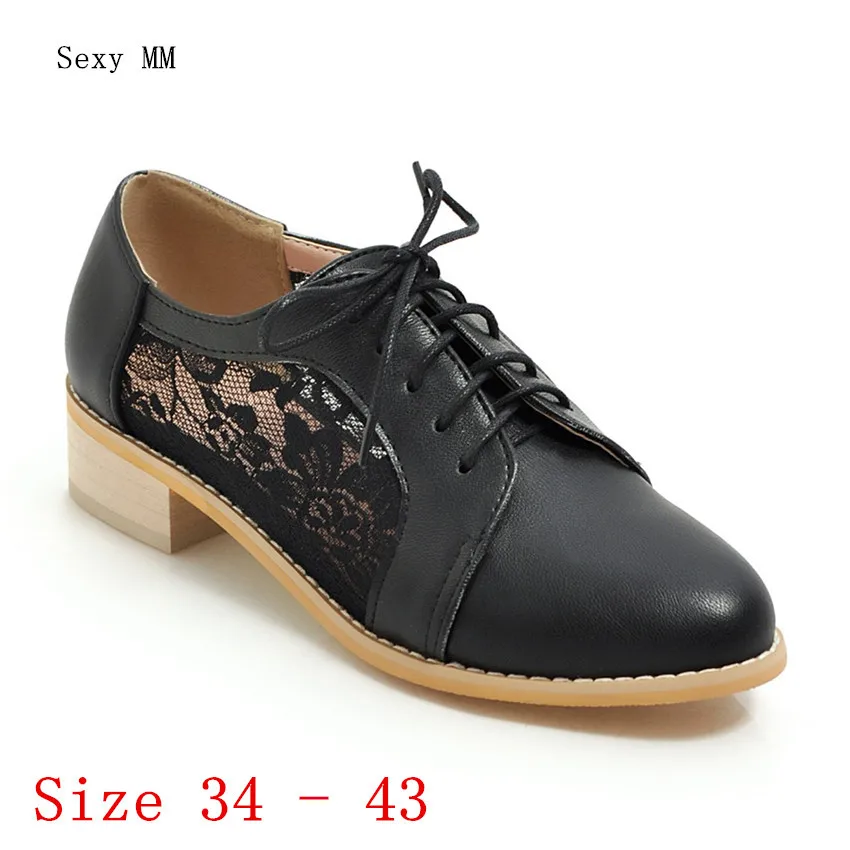 Summer Women Oxfords Shoes Loafers Flats Woman Casual Flat Lace Up Shoes High Quality Plus Size 34 - 40 41 42 43
Summer Women Oxfords Shoes Loafers Flats Woman Casual Flat Lace Up Shoes High Quality Plus Size 34 - 40 41 42 43