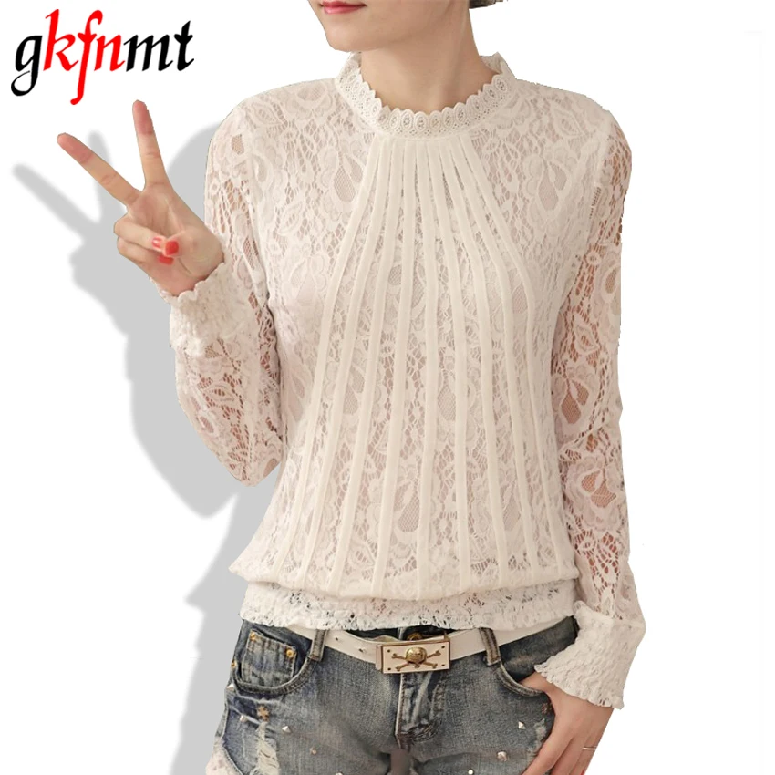 Gkfnmt New 2018 Autumn Women Blouses White Lace Blouse Plus Size Long Sleeve O-neck Korean Casual Lady Blouse Lace Tops XXXL
Gkfnmt New 2018 Autumn Women Blouses White Lace Blouse Plus Size Long Sleeve O-neck Korean Casual Lady Blouse Lace Tops XXXL