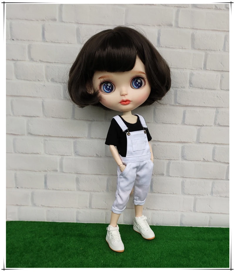 Новинка 1 шт. Blyth комбинезон белые укороченные брюки для OB24 Azone s аксессуары кукол