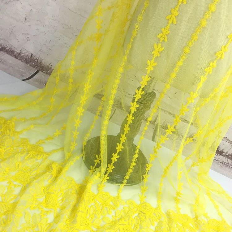 5Yards High Quality African Lace Fabric Yellow Swiss Voile Lace Flower Emboridery Cotton French Mesh Lace Fabric Sewing Material
5Yards High Quality African Lace Fabric Yellow Swiss Voile Lace Flower Emboridery Cotton French Mesh Lace Fabric Sewing Material