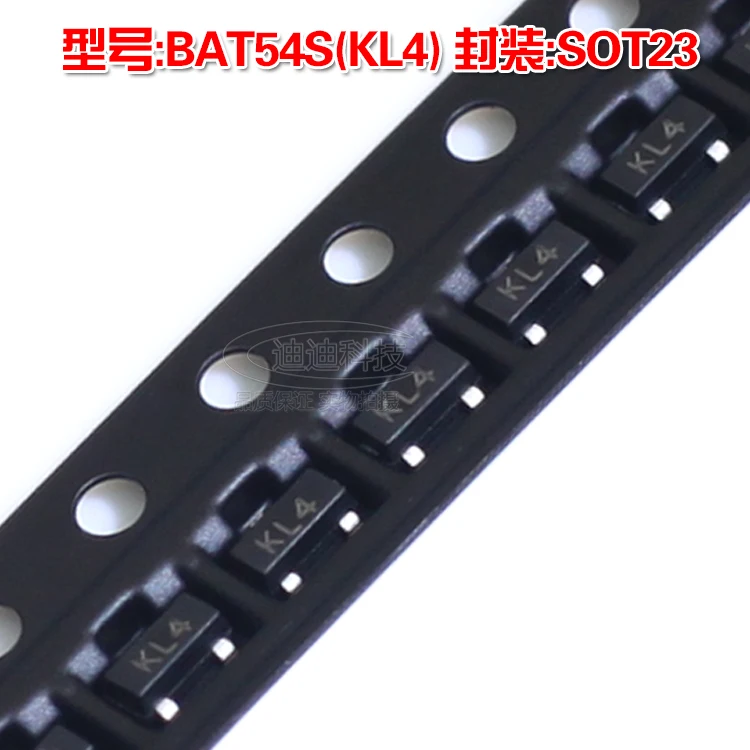 Новый BAT54S SOT 23 Шелковый экран KL4 диод Шоттки 0.2A 30V SOT23 SMD|smd sot23|smd diode schottkysmd schottky |