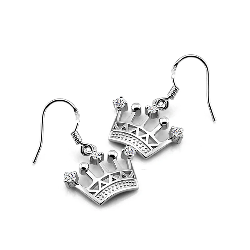 Cute Fashion 925 Silver Crown Zircon Earrings For Women Jewelry Princess Crown Clear CZ Earrings Fashion Jewelry Gif
Cute Fashion 925 Silver Crown Zircon Earrings For Women Jewelry Princess Crown Clear CZ Earrings Fashion Jewelry Gif