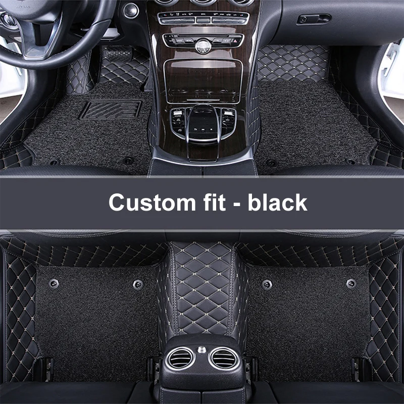 Автомобильные коврики двойной Съемный для Mercedes Benz A B C CLA E класс W169 W176 W245 W246 W203 W204