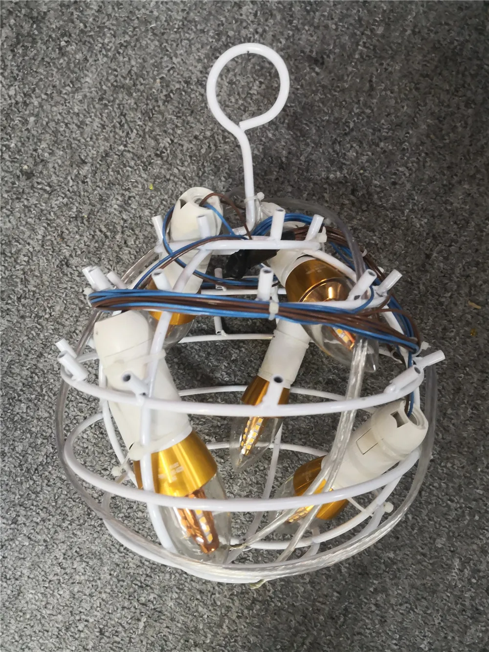 Large Hotel Lamp Hand Blown Glass White Elegant Chandelier for Hall Lobby House Decor
Large Hotel Lamp Hand Blown Glass White Elegant Chandelier for Hall Lobby House Decor